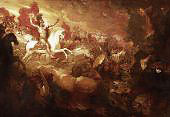 Destruction of the Beast and the False Prophet By Benjamin West