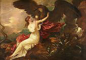 Eagle Bringing Cup to Psyche c1802 By Benjamin West