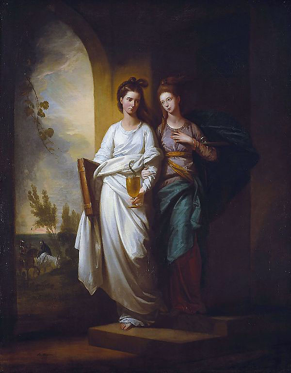 Fidelia and Speranza Faith and Hope | Oil Painting Reproduction