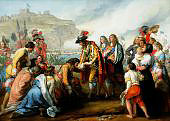General Monck Receiving Charles II 1782 By Benjamin West