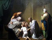 Jacob Blessing Ephraim and Manasseh By Benjamin West