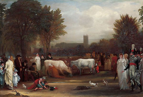 Milkmaids in St. James's Park c1801 | Oil Painting Reproduction