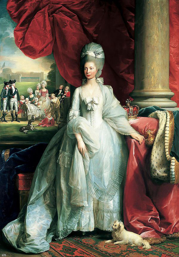 Queen Charlotte 1779 by Benjamin West | Oil Painting Reproduction