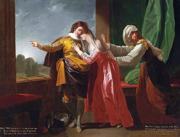 Romeo and Juliet 1778 by Benjamin West | Oil Painting Reproduction