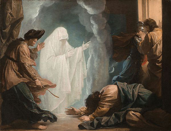 Saul and the Witch of Endor 1777 | Oil Painting Reproduction