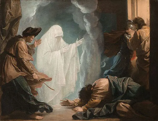 Saul and the Witch of Endor 1777 By Benjamin West