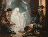 Saul and the Witch of Endor 1777 By Benjamin West
