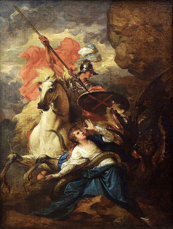 St. George and the Dragon 1786 | Oil Painting Reproduction