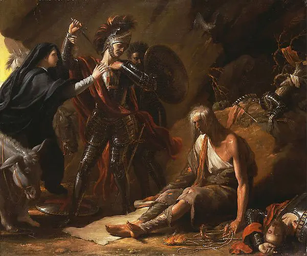 The Cave of Despair 1772 By Benjamin West