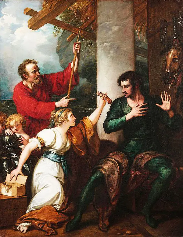 The Damsel and Orlando c1793 By Benjamin West