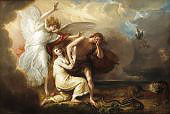 The Expulsion of Adam and Eve from Paradise By Benjamin West