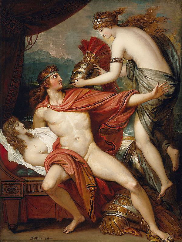 Thetis Bringing the Armor to Achilles 1804 | Oil Painting Reproduction