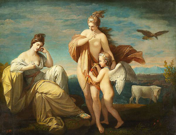 Venus and Europa c1768 by Benjamin West | Oil Painting Reproduction