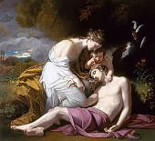 Venus Lamenting the Death of Adonis 1768 By Benjamin West