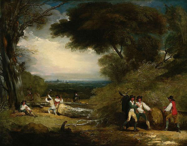 Woodcutters in Windsor Park 1795 | Oil Painting Reproduction