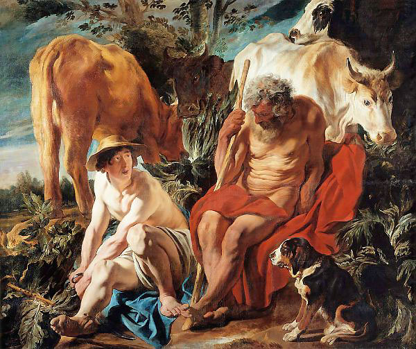 Mercury and Argus by Jacob Jordaens | Oil Painting Reproduction