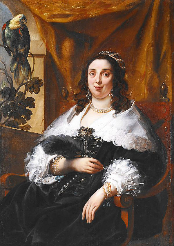Portrait of a Lady c1640 by Jacob Jordaens | Oil Painting Reproduction