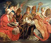 The Four Fathers of the Latin Church By Jacob Jordaens