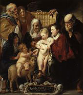 The Holy Family with Saint Anne By Jacob Jordaens