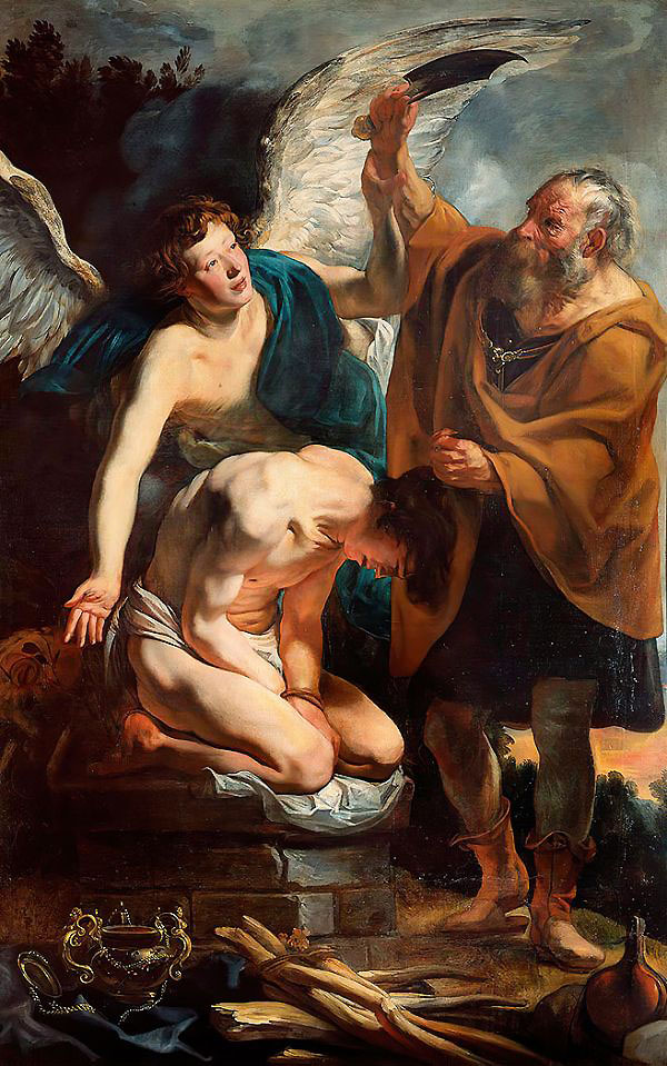 The Sacrifice of Isaac 1625 by Jacob Jordaens | Oil Painting Reproduction