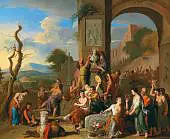 A Sacrifice in Roman Ruins By Gerard Hoet