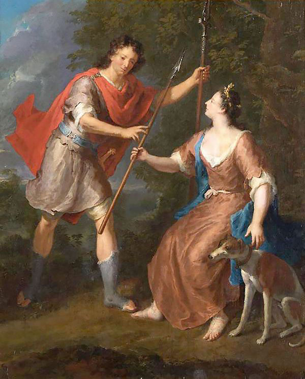 Cephalus and Procris c1700 by Gerard Hoet | Oil Painting Reproduction