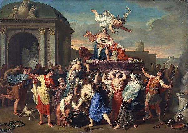 Death of Dido by Gerard Hoet | Oil Painting Reproduction