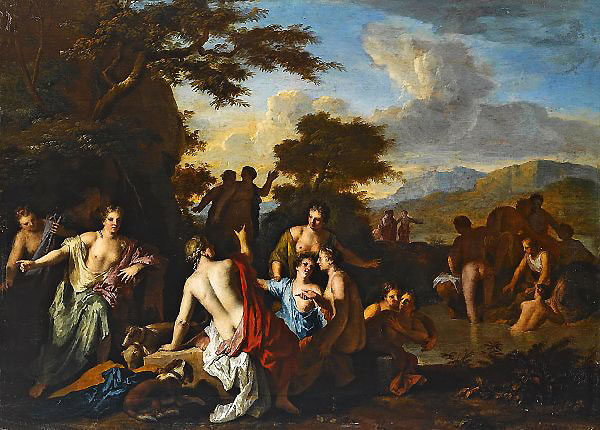 Diana and her Nymphs Resting after the Hunt | Oil Painting Reproduction