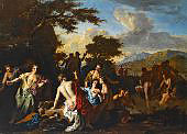 Diana and her Nymphs Resting after the Hunt By Gerard Hoet