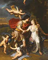 Rinaldo and Armida By Gerard Hoet