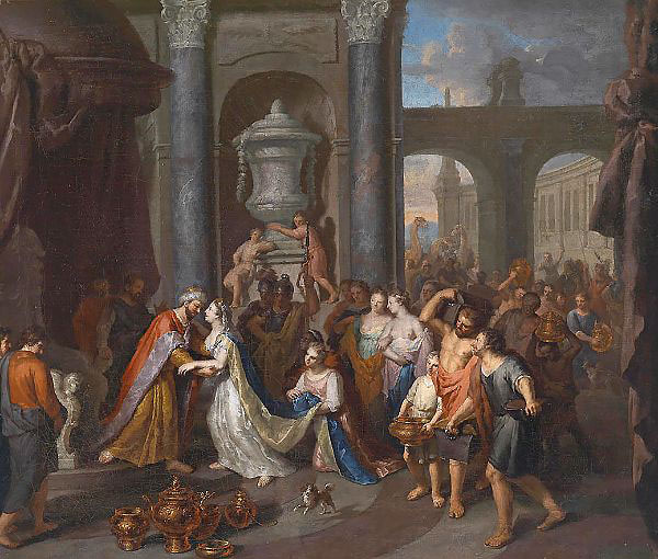 The Meeting of the Queen of Sheba and King Solomon | Oil Painting Reproduction