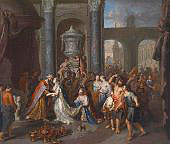 The Meeting of the Queen of Sheba and King Solomon By Gerard Hoet