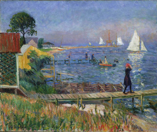 Bathers at Bellport by William Glackens | Oil Painting Reproduction