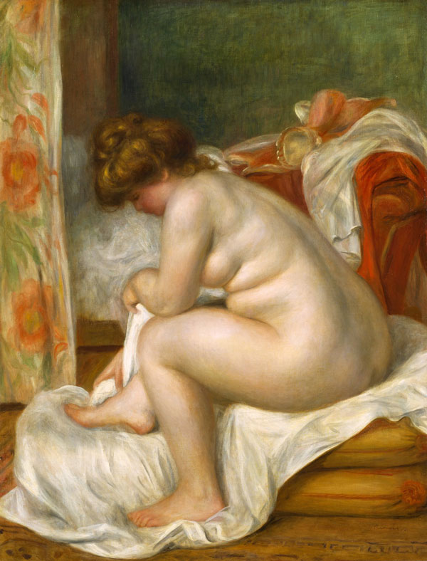Woman after Bath 1896 by Pierre Auguste Renoir | Oil Painting Reproduction