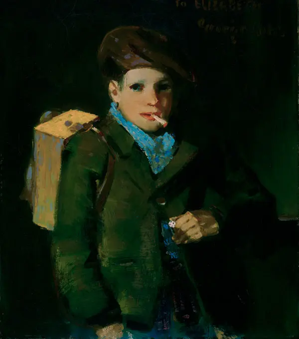 Boy with Dice By George Luks