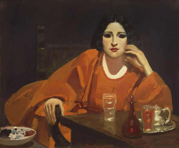 Girl from Madrid 1925 by George Luks | Oil Painting Reproduction