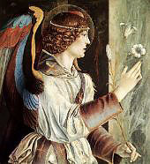 Angel of the Annunciation By Giovanni Bellini