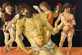 Dead Christ Supported by Angels By Giovanni Bellini