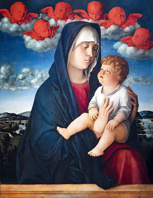 Madonna of the Red Cherubims | Oil Painting Reproduction
