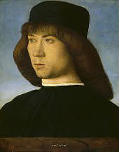 Portrait of a Young Man By Giovanni Bellini