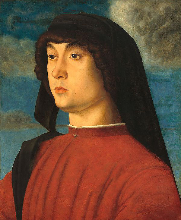 Portrait of a Young Man in Red c1480 | Oil Painting Reproduction
