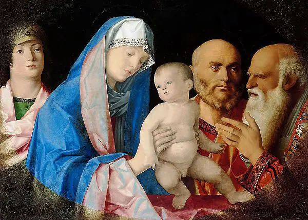 Presentation of the Christ Child in the Temple By Giovanni Bellini
