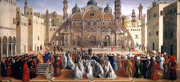 Saint Mark Preaching in a Square of Alexandria in Egypt | Oil Painting Reproduction