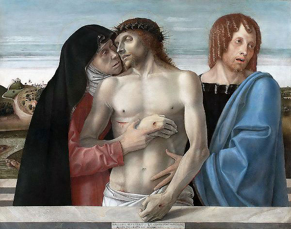 The Dead Christ c1465 by Giovanni Bellini | Oil Painting Reproduction