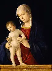 Virgin and Child c1480 By Giovanni Bellini
