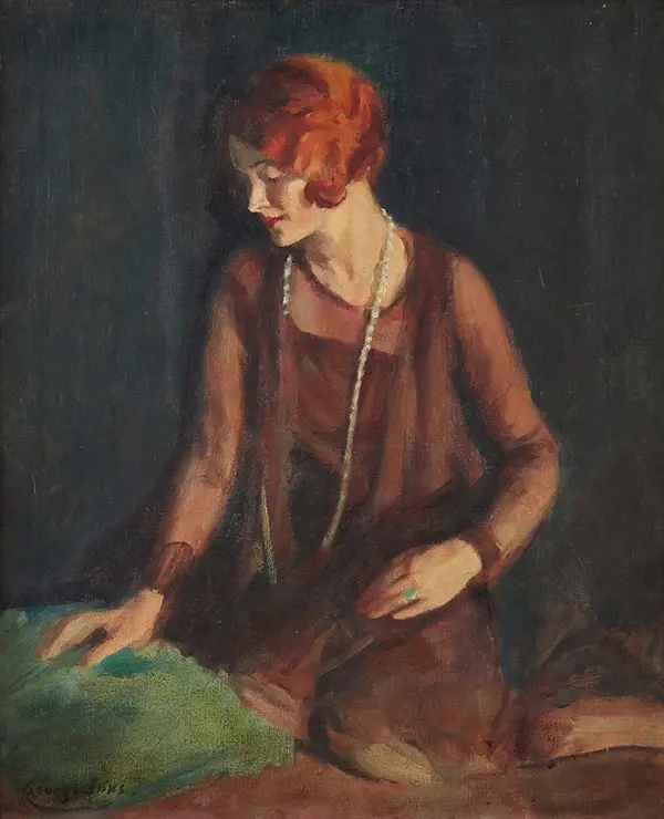The Redhead By George Luks