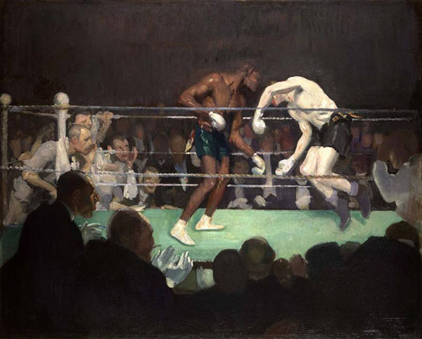 The Boxing Match by George Luks | Oil Painting Reproduction