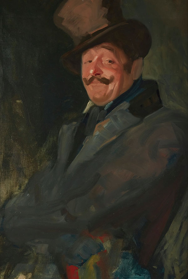 Portrait of Otis Skinner as Colonel Philippe Brideau | Oil Painting Reproduction