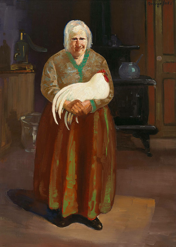 Mrs Gamley by George Luks | Oil Painting Reproduction