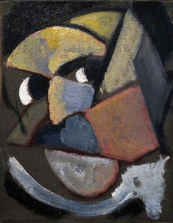 Abstract Portrait by Theo van Doesburg | Oil Painting Reproduction
